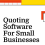 Small Business Quoting Systems